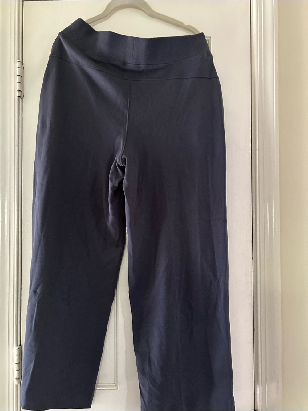Pact Airplane Pintuck Everyday Wide-Leg Pants in Steel Blue - Picture 9 of 10